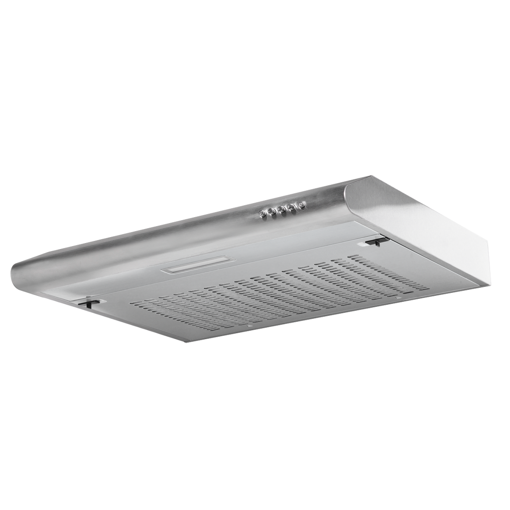 Baridi Visor Cooker Hood Extractor Fan 60cm, Stainless Steel (DH108) (Factory Refurbished B)