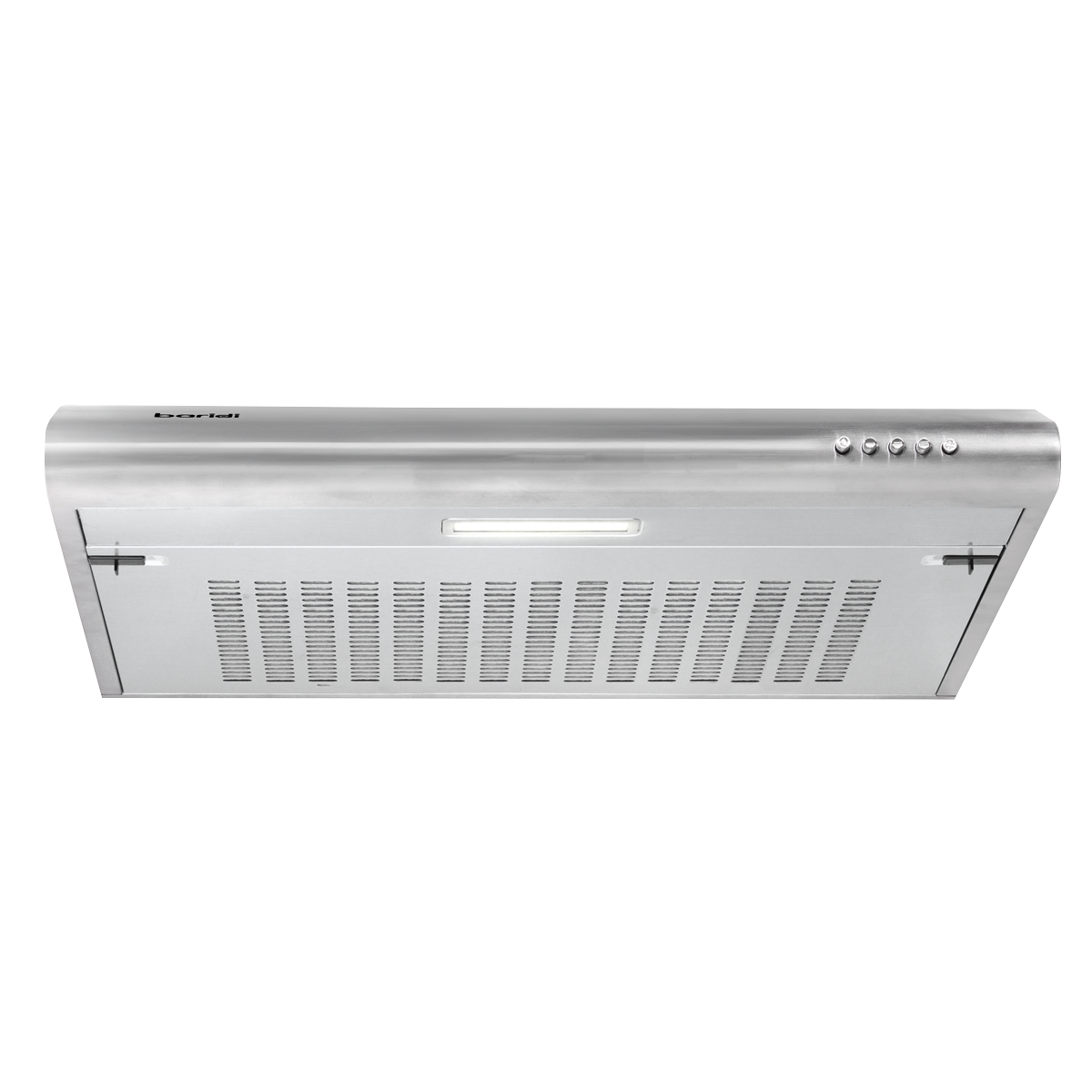 Baridi Visor Cooker Hood Extractor Fan 60cm, Stainless Steel (DH108) (Factory Refurbished B)
