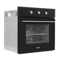 Baridi Built-In Fan-Assisted Oven with Timer 60cm, 55L Capacity, Black (DH110) (Factory Refurbished B)
