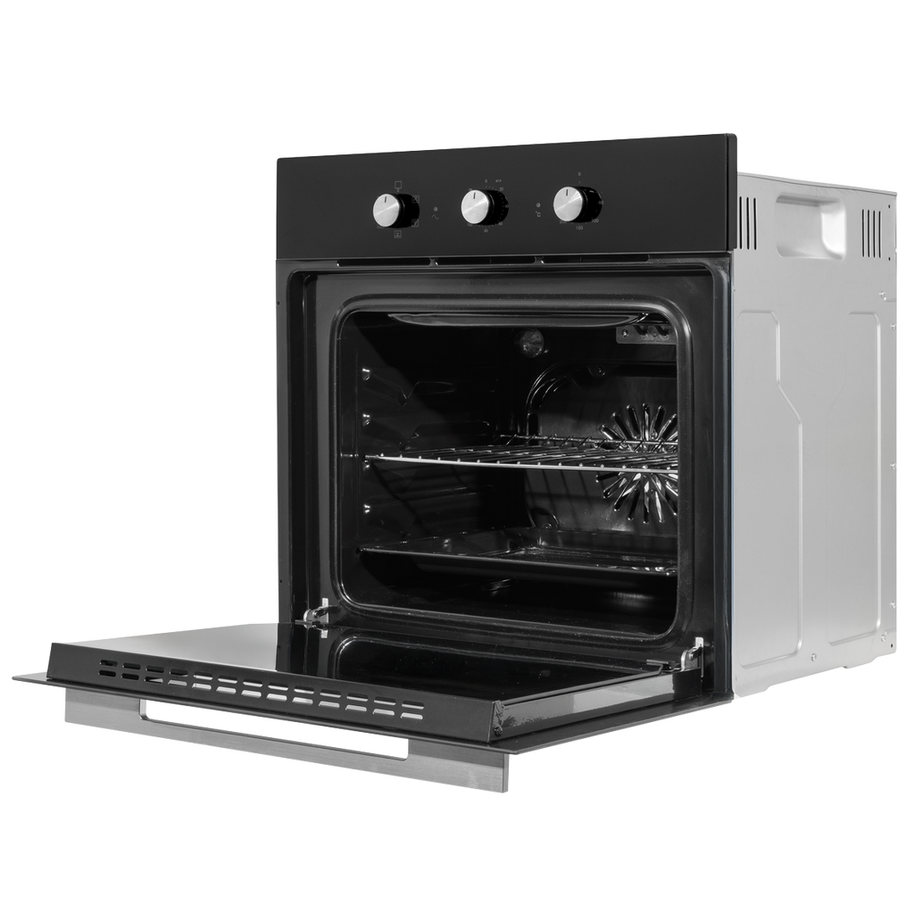 Baridi Built-In Fan-Assisted Oven with Timer 60cm, 55L Capacity, Black (DH110) (Factory Refurbished B)