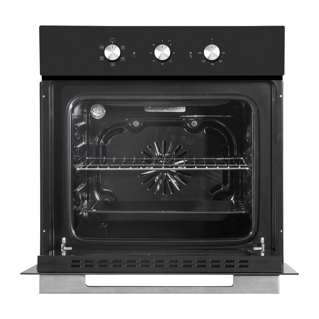 Baridi Built-In Fan-Assisted Oven with Timer 60cm, 55L Capacity, Black (DH110) (Factory Refurbished B)