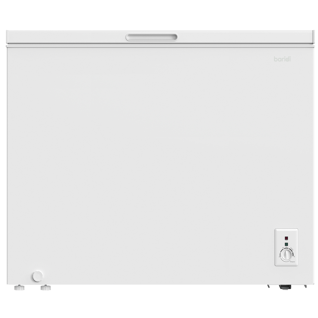 Baridi Freestanding Chest Freezer, 199L Capacity, White (DH111) (Factory Refurbished B)