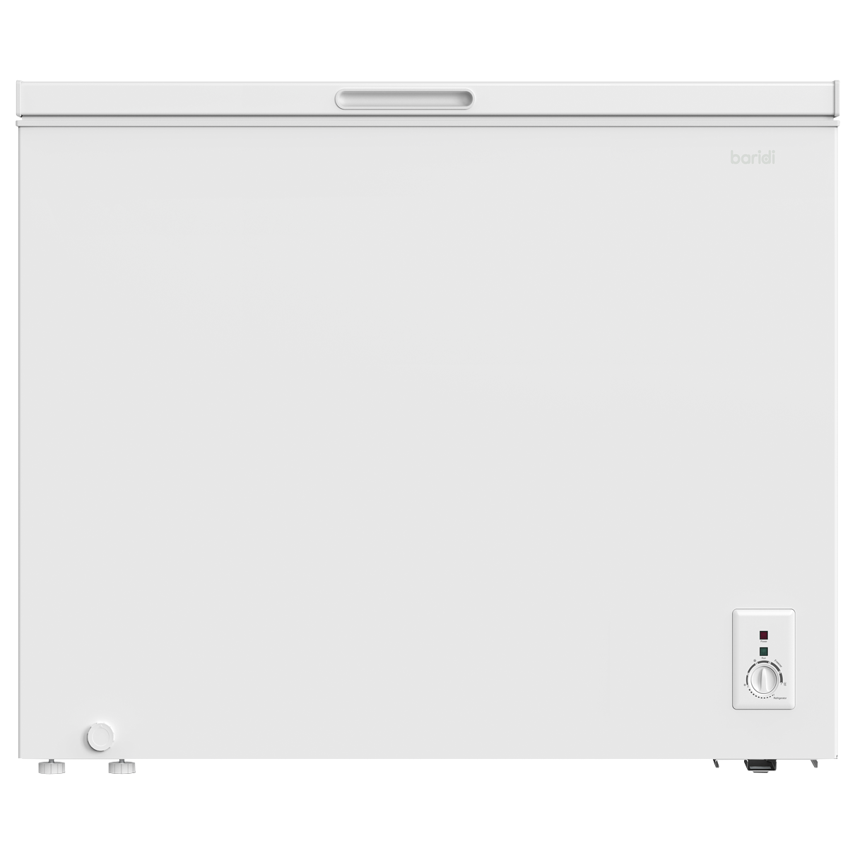 Baridi Freestanding Chest Freezer, 199L Capacity, White (DH111) (Factory Refurbished B)