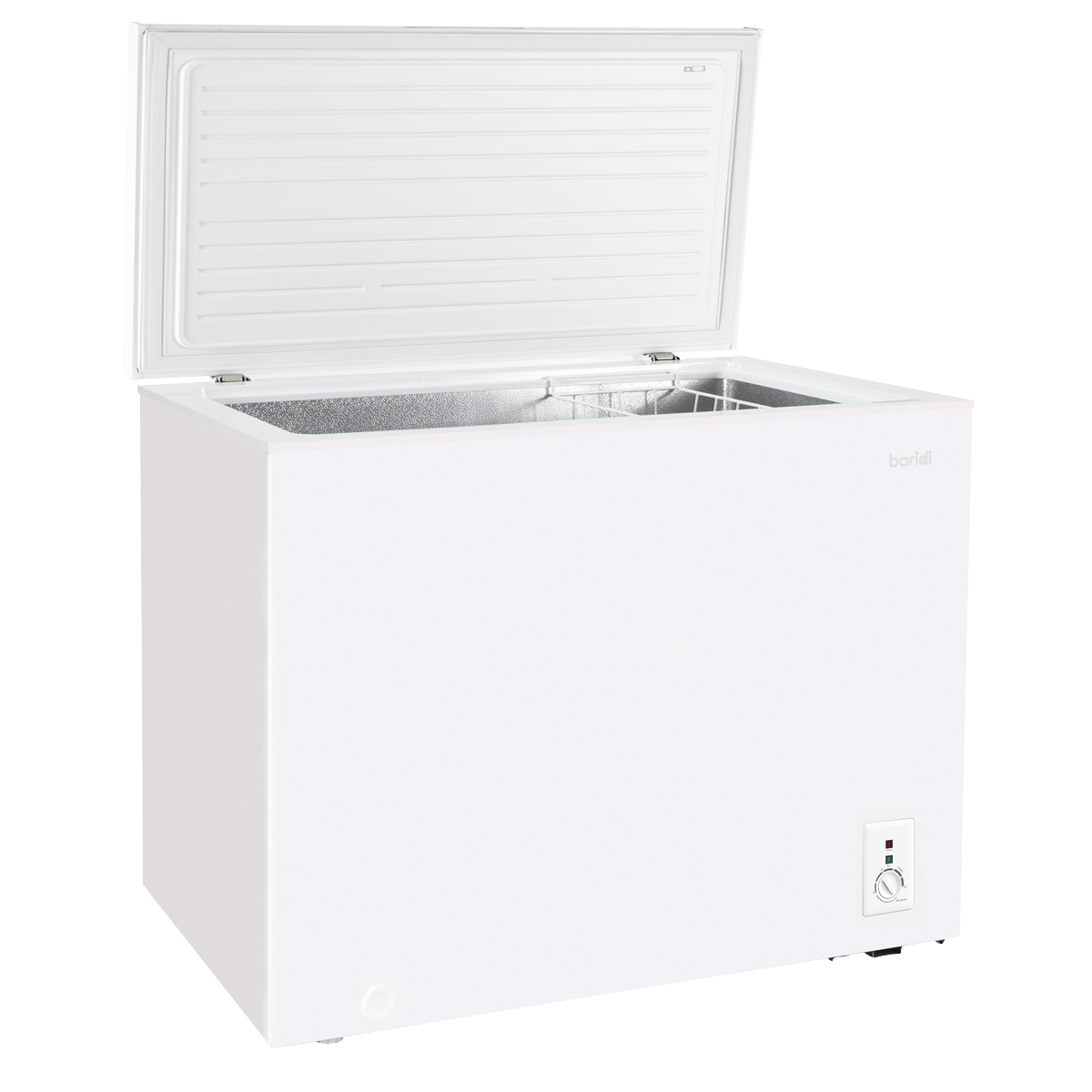 Baridi Freestanding Chest Freezer, 199L Capacity, White (DH111) (Factory Refurbished B)