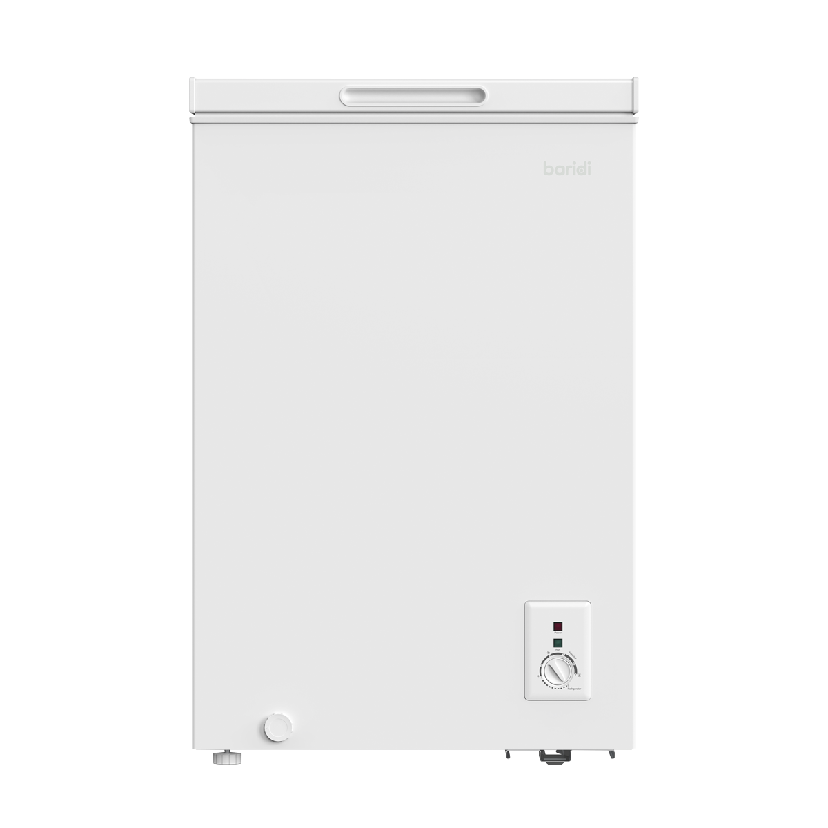 Baridi Freestanding Chest Freezer, 99L Capacity, White (DH116) (Factory Refurbished B)