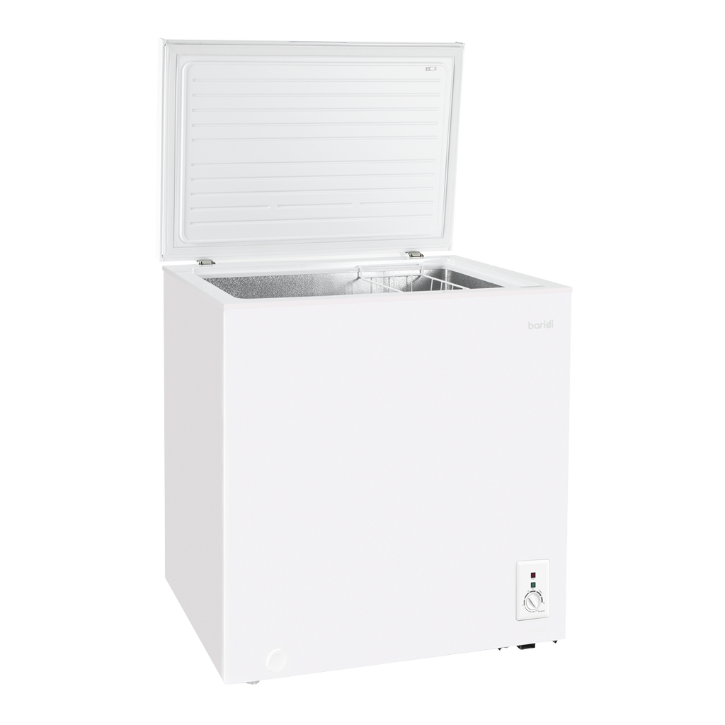 Baridi Freestanding Chest Freezer, 99L Capacity, White (DH116) (Factory Refurbished B)
