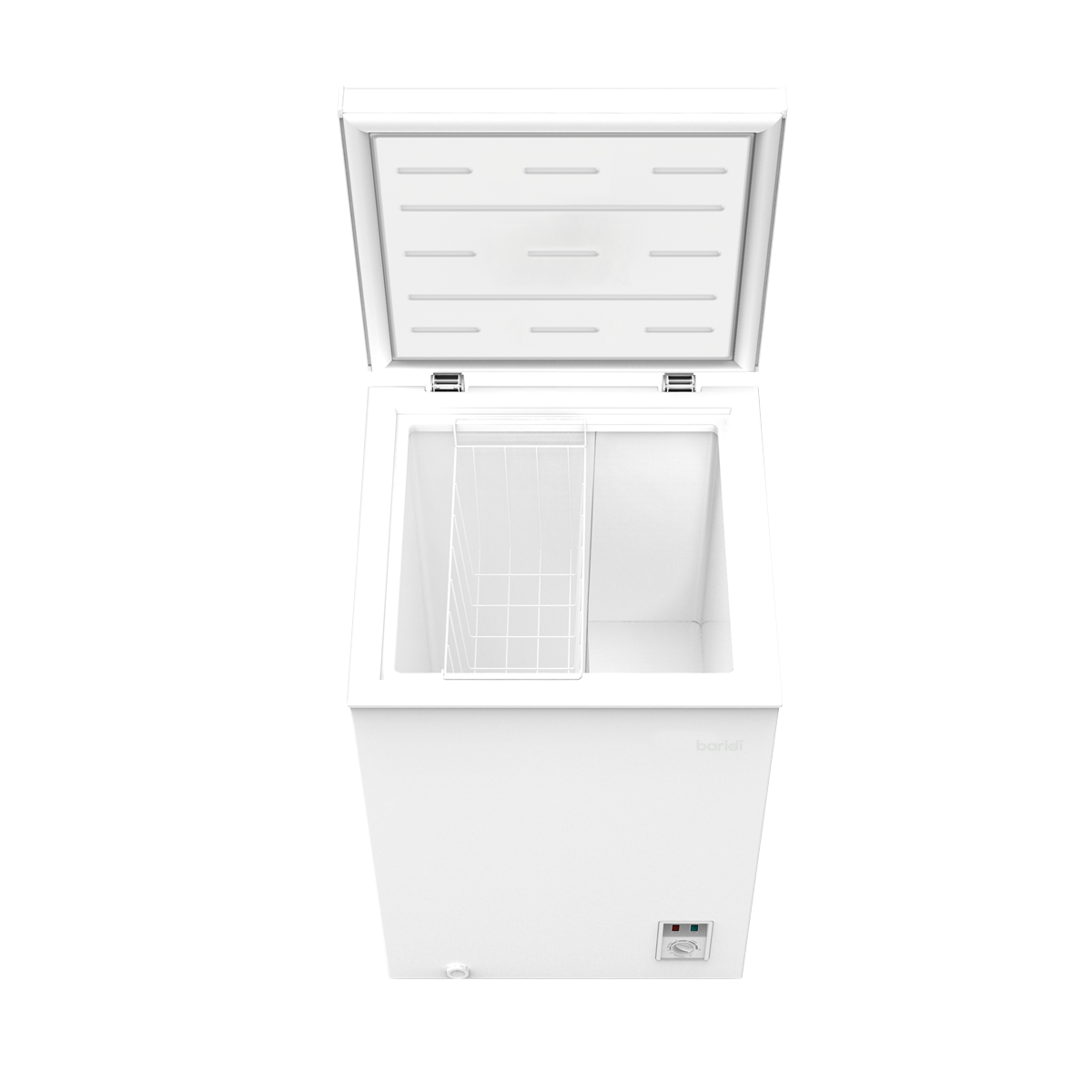 Baridi Freestanding Chest Freezer, 99L Capacity, White (DH116) (Factory Refurbished B)