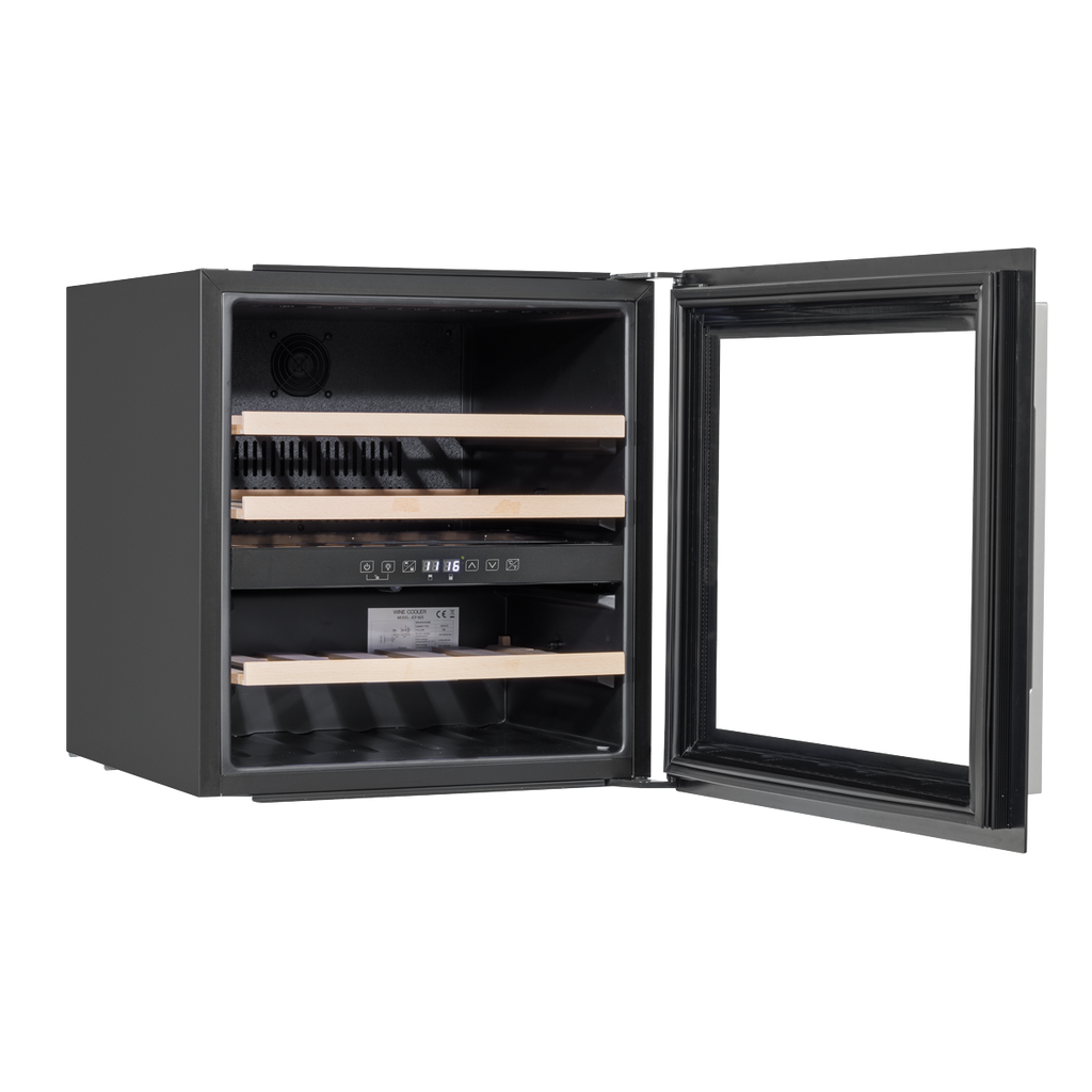 Baridi Built-In Dual Zone Wine Cooler Fridge, 36 Bottle, Black (DH117) (Factory Refurbished B)