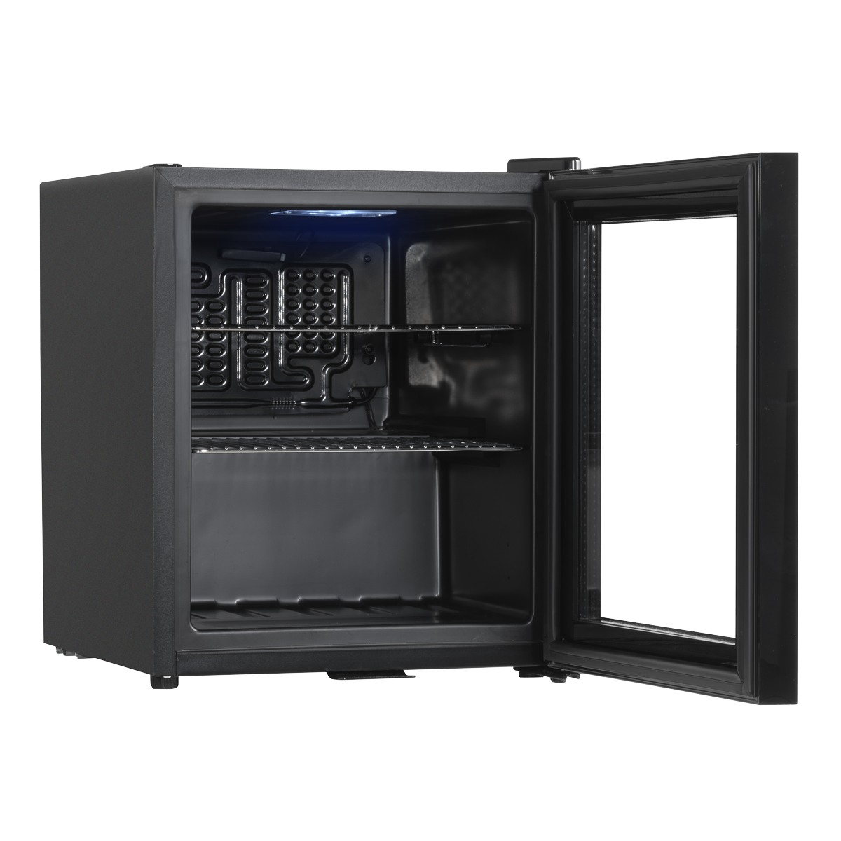 Baridi Beer & Drinks Mini Fridge, 50L Capacity, Black (DH12)