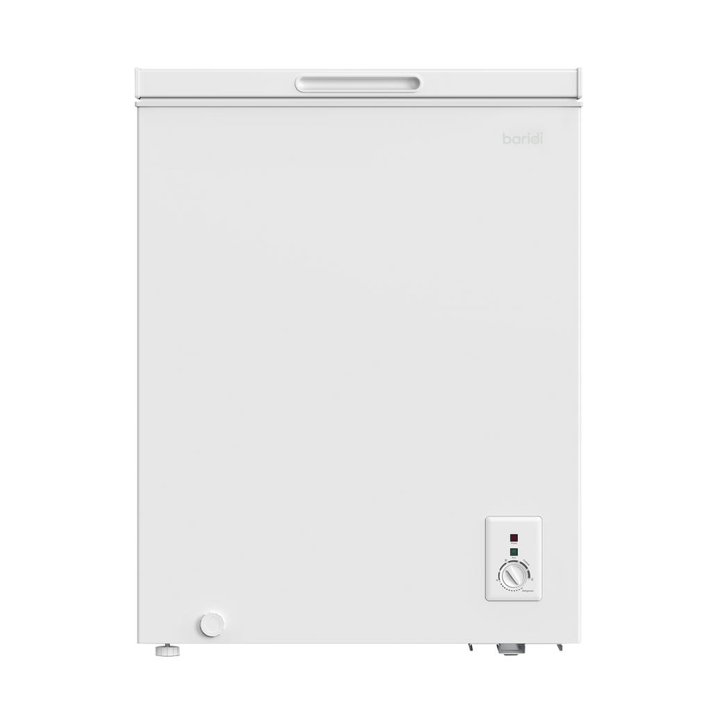 Baridi Freestanding Chest Freezer, 142L Capacity, White (DH120)