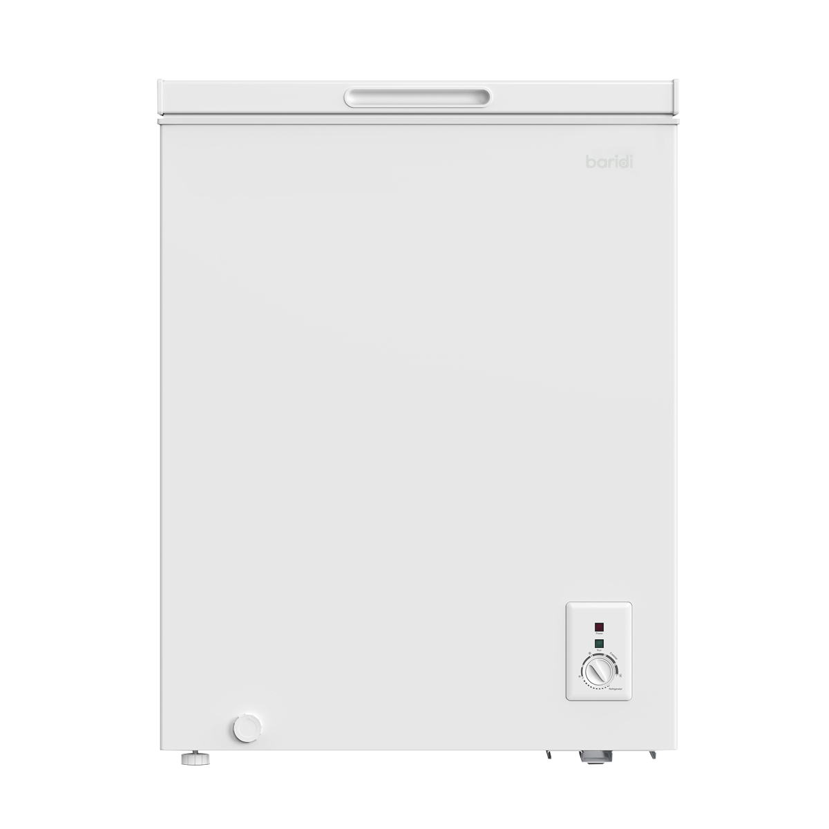 Baridi Freestanding Chest Freezer, 142L Capacity, White (DH120)