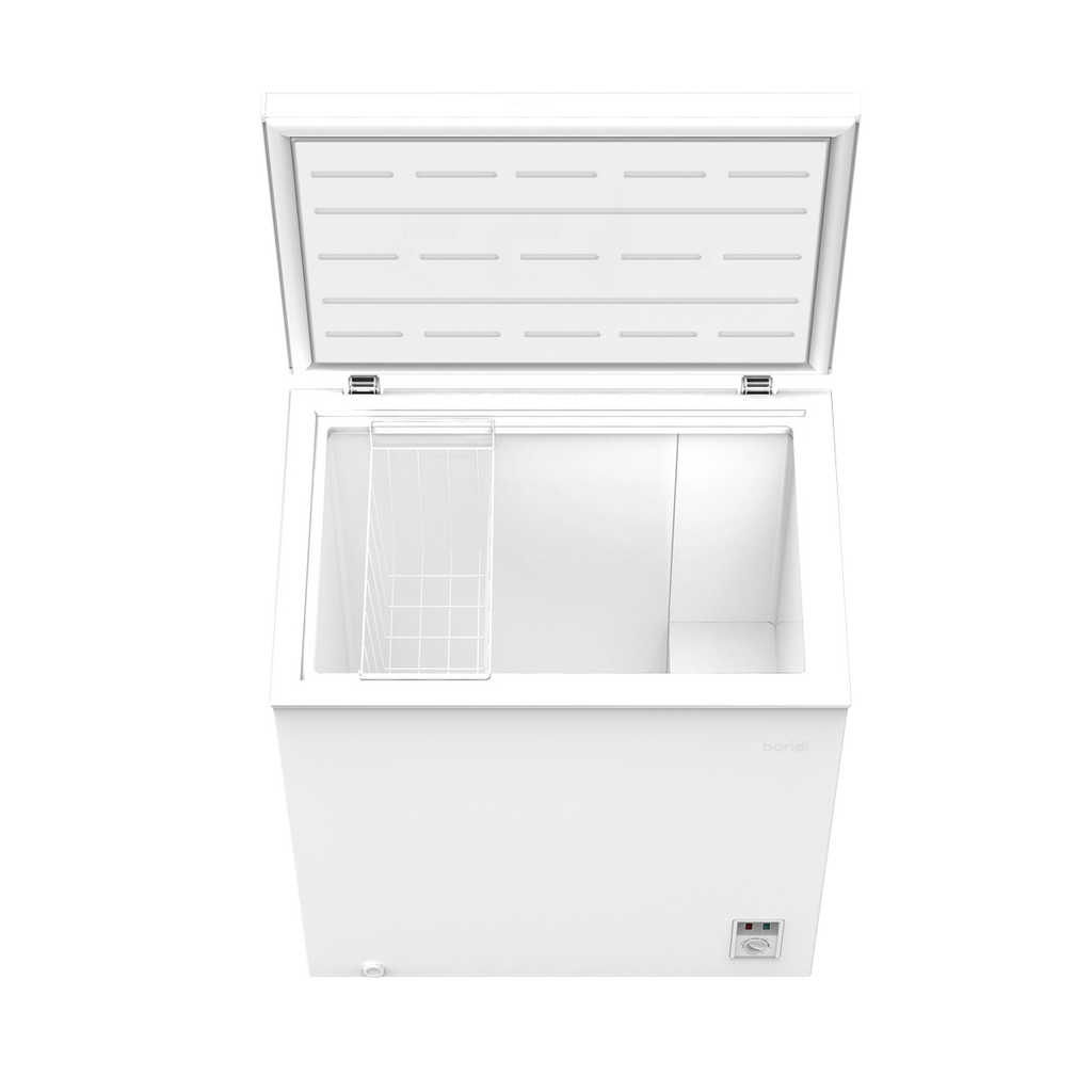 Baridi Freestanding Chest Freezer, 142L Capacity, White (DH120)