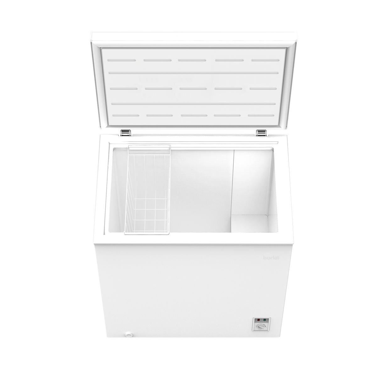 Baridi Freestanding Chest Freezer, 142L Capacity, White (DH120)
