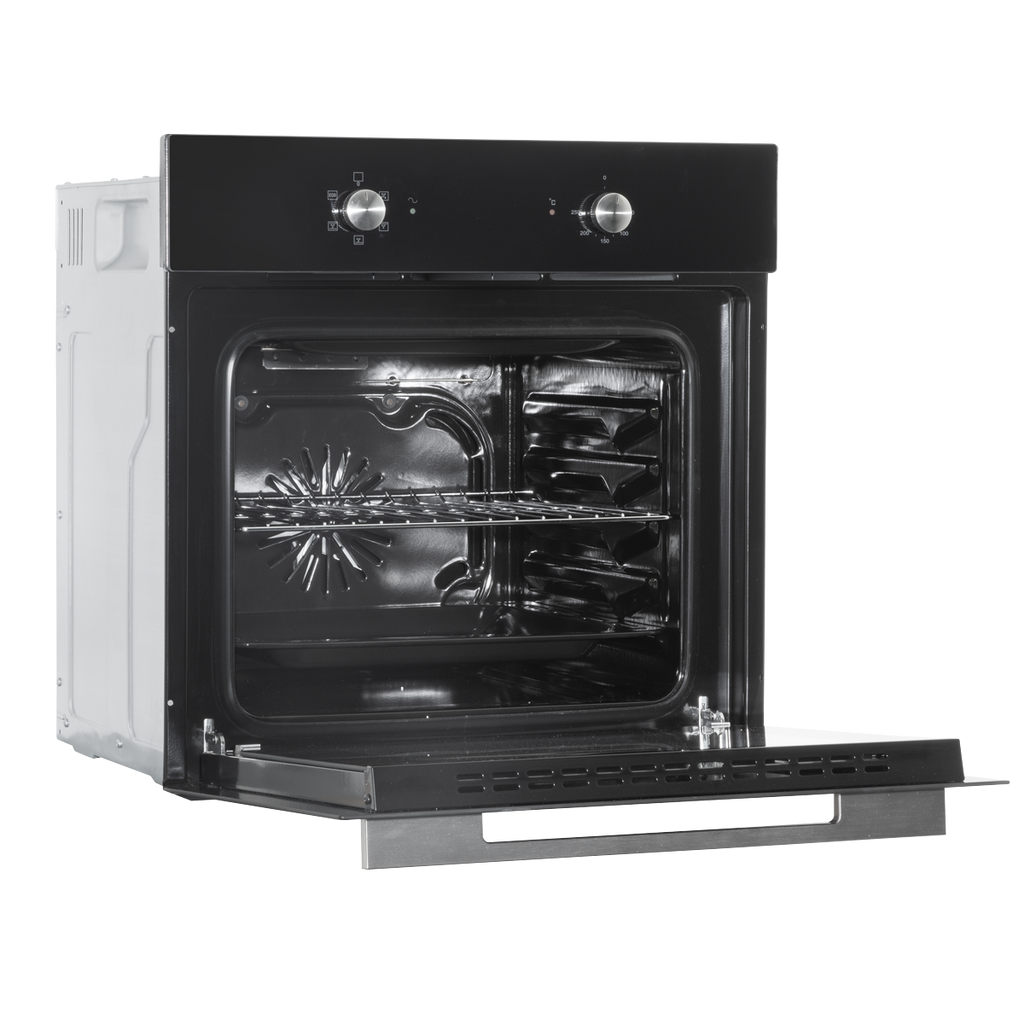 Baridi Built-in Fan-Assisted Oven 60cm, 55L Capacity, Black (DH124)