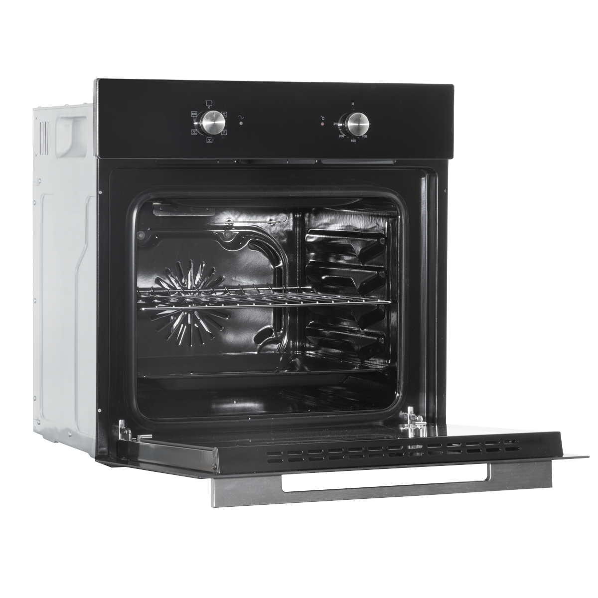 Baridi Built-in Fan-Assisted Oven 60cm, 55L Capacity, Black (DH124)
