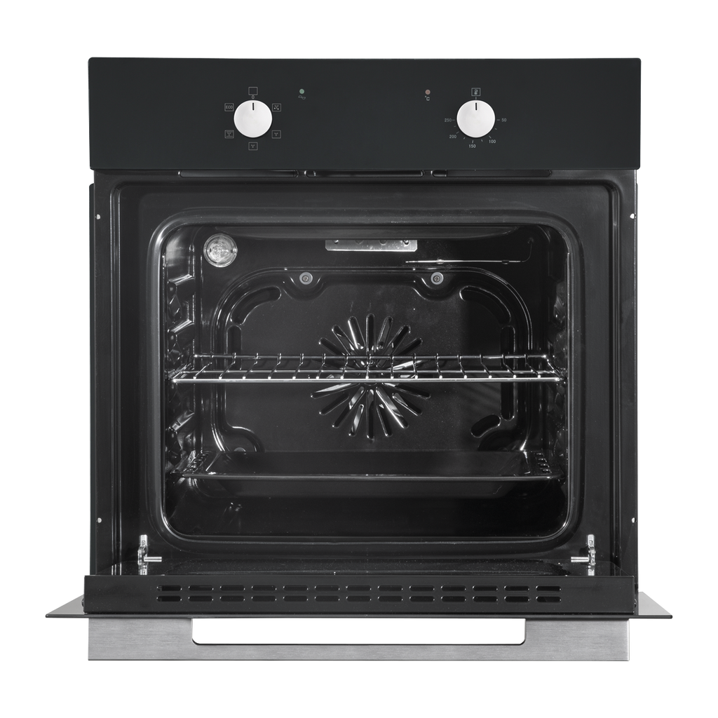 Baridi Built-in Fan-Assisted Oven 60cm, 55L Capacity, Black (DH124)