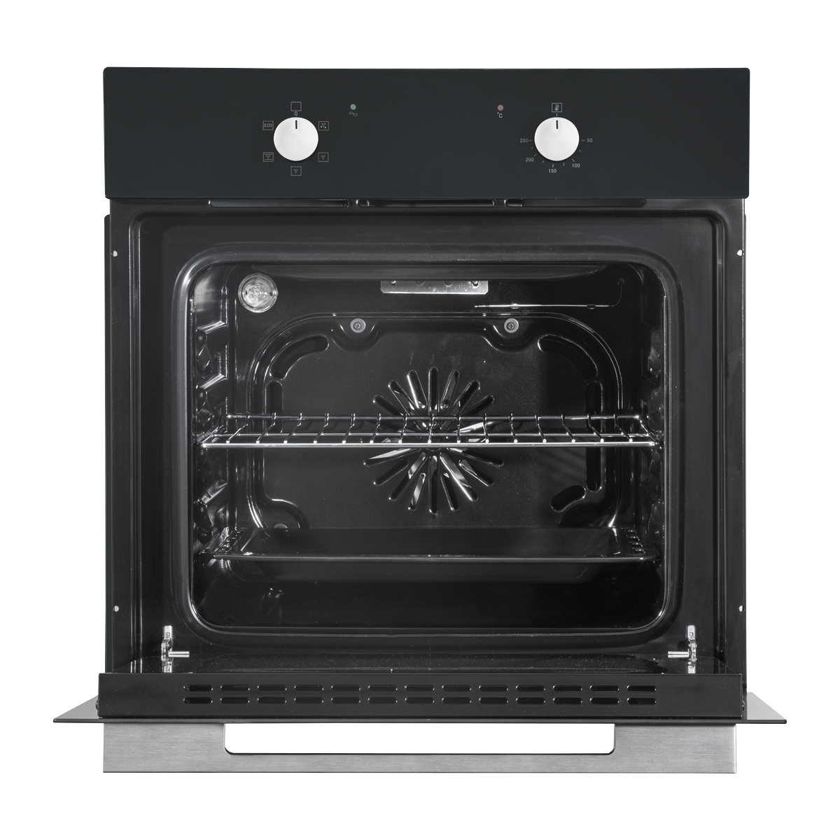 Baridi Built-in Fan-Assisted Oven 60cm, 55L Capacity, Black (DH124)