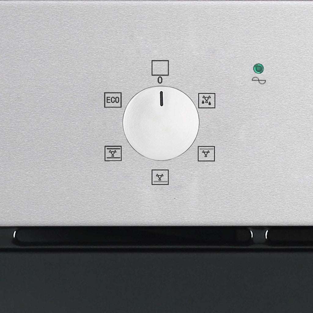 Baridi Built-in Fan-Assisted Oven 60cm, 55L Capacity, Stainless Steel (DH125)