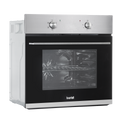 Baridi Built-in Fan-Assisted Oven 60cm, 55L Capacity, Stainless Steel (DH125)