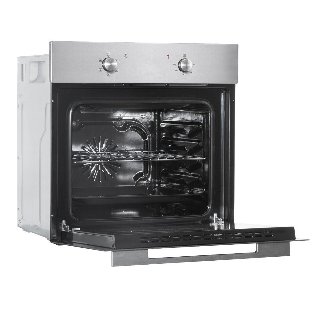 Baridi Built-in Fan-Assisted Oven 60cm, 55L Capacity, Stainless Steel (DH125)