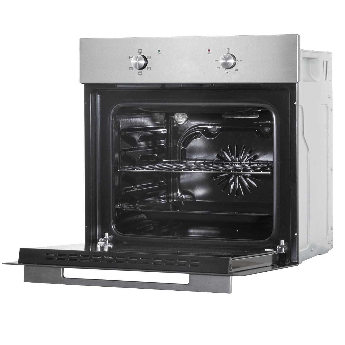 Baridi Built-in Fan-Assisted Oven 60cm, 55L Capacity, Stainless Steel (DH125)