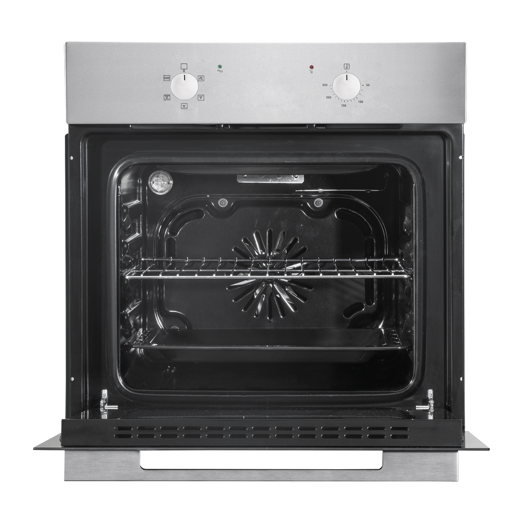 Baridi Built-in Fan-Assisted Oven 60cm, 55L Capacity, Stainless Steel (DH125)