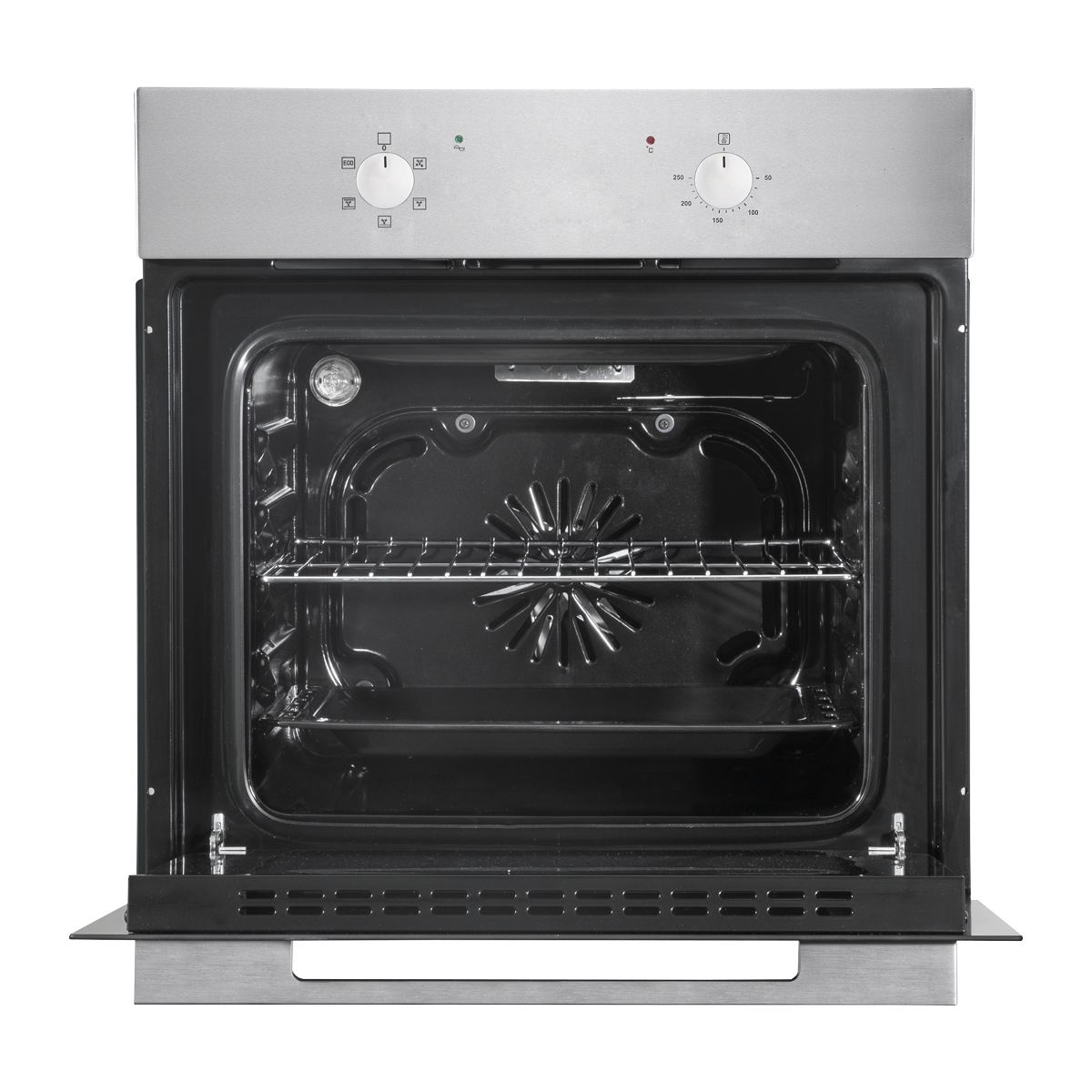 Baridi Built-in Fan-Assisted Oven 60cm, 55L Capacity, Stainless Steel (DH125)
