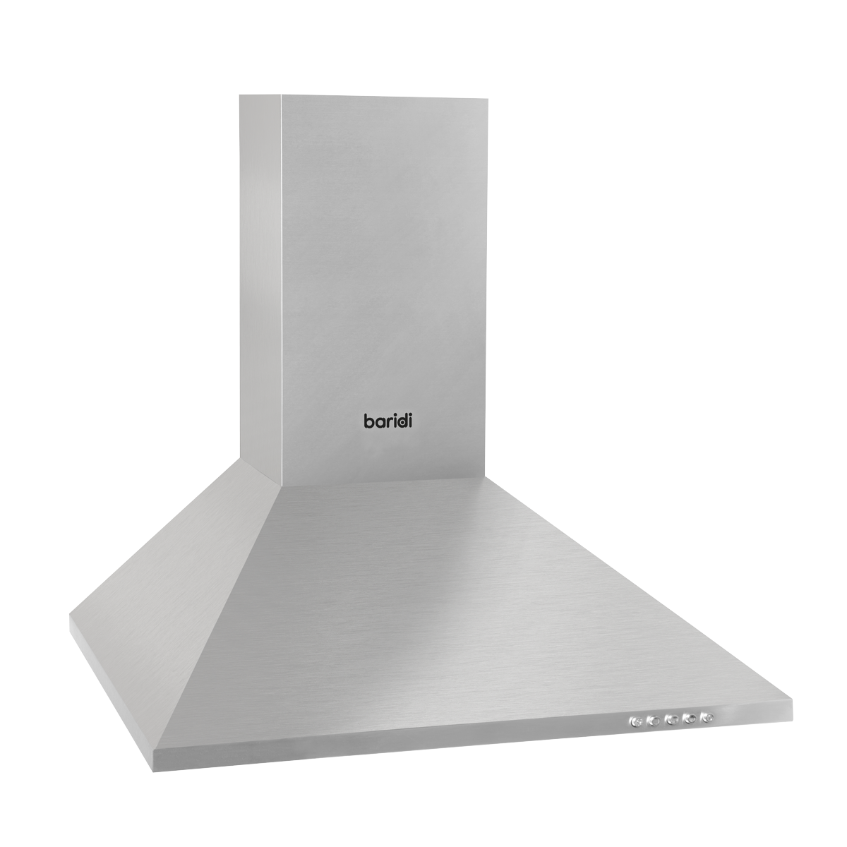 Baridi Chimney Style Cooker Hood with Filters 60cm, Stainless Steel (DH126)