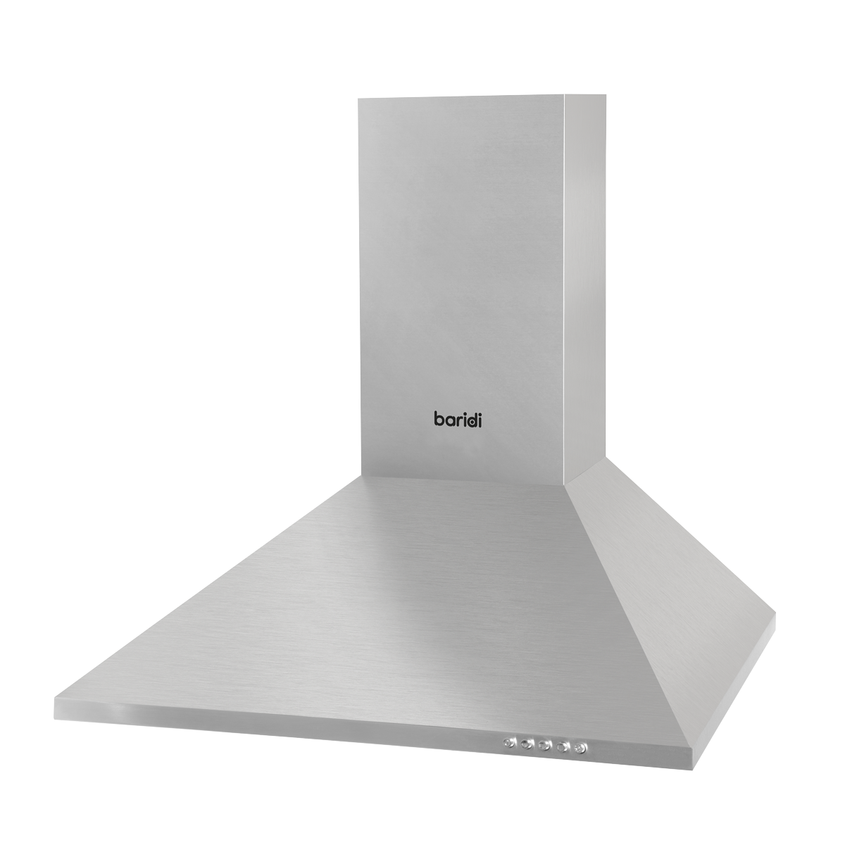 Baridi Chimney Style Cooker Hood with Filters 60cm, Stainless Steel (DH126)