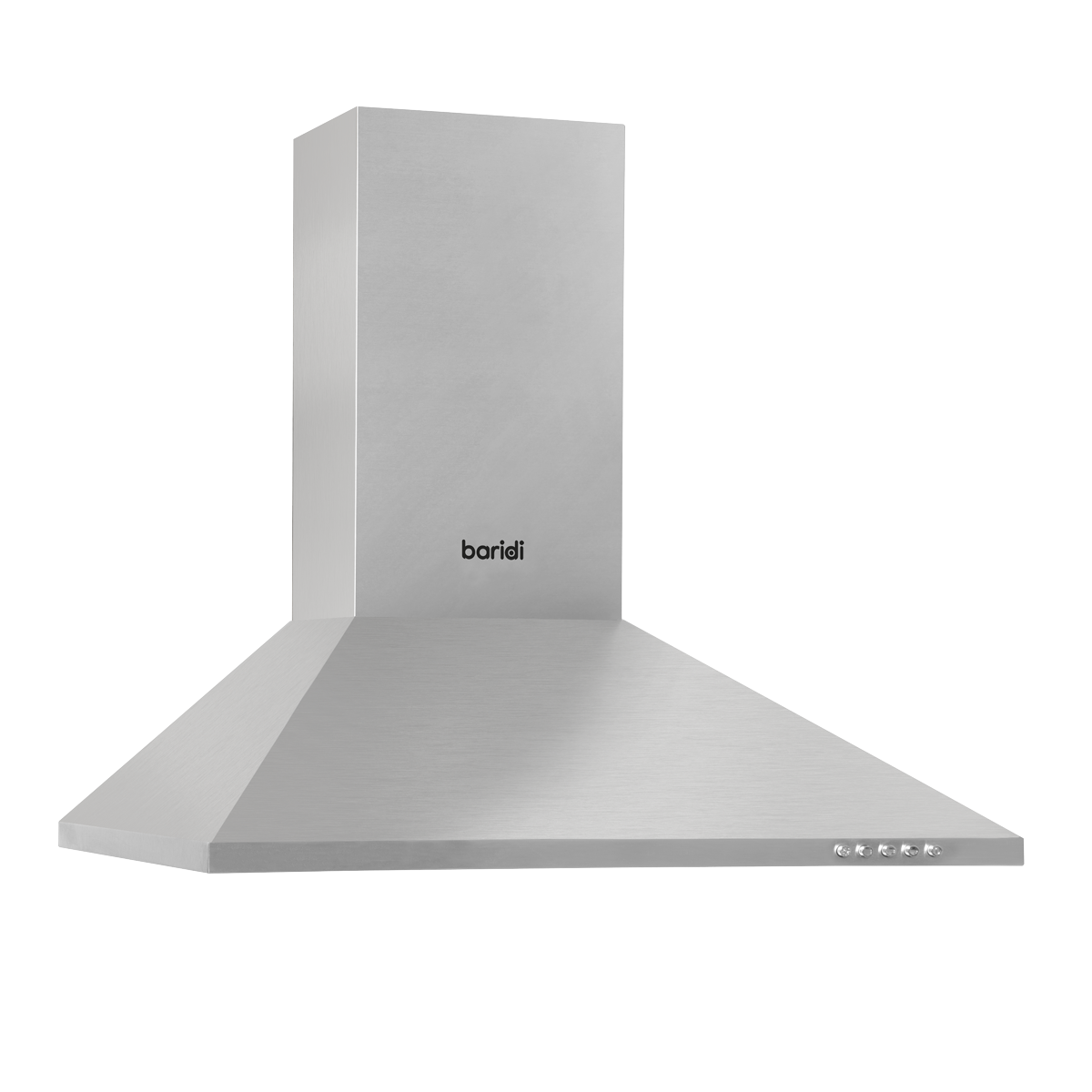 Baridi Chimney Style Cooker Hood with Filters 60cm, Stainless Steel (DH126)
