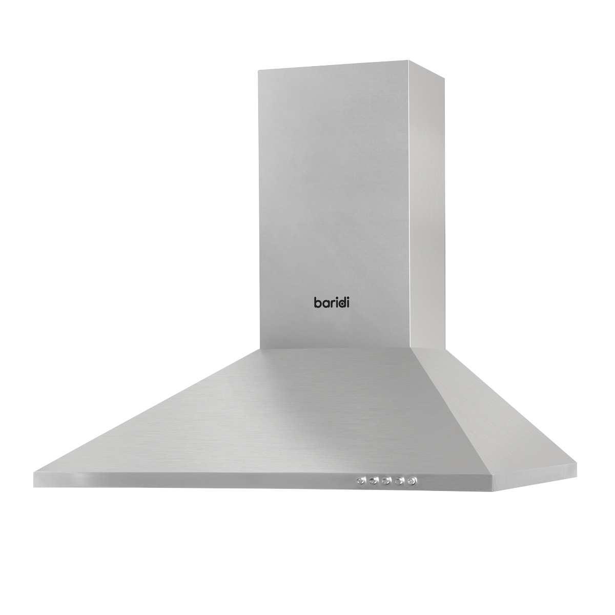Baridi Chimney Style Cooker Hood with Filters 60cm, Stainless Steel (DH126)