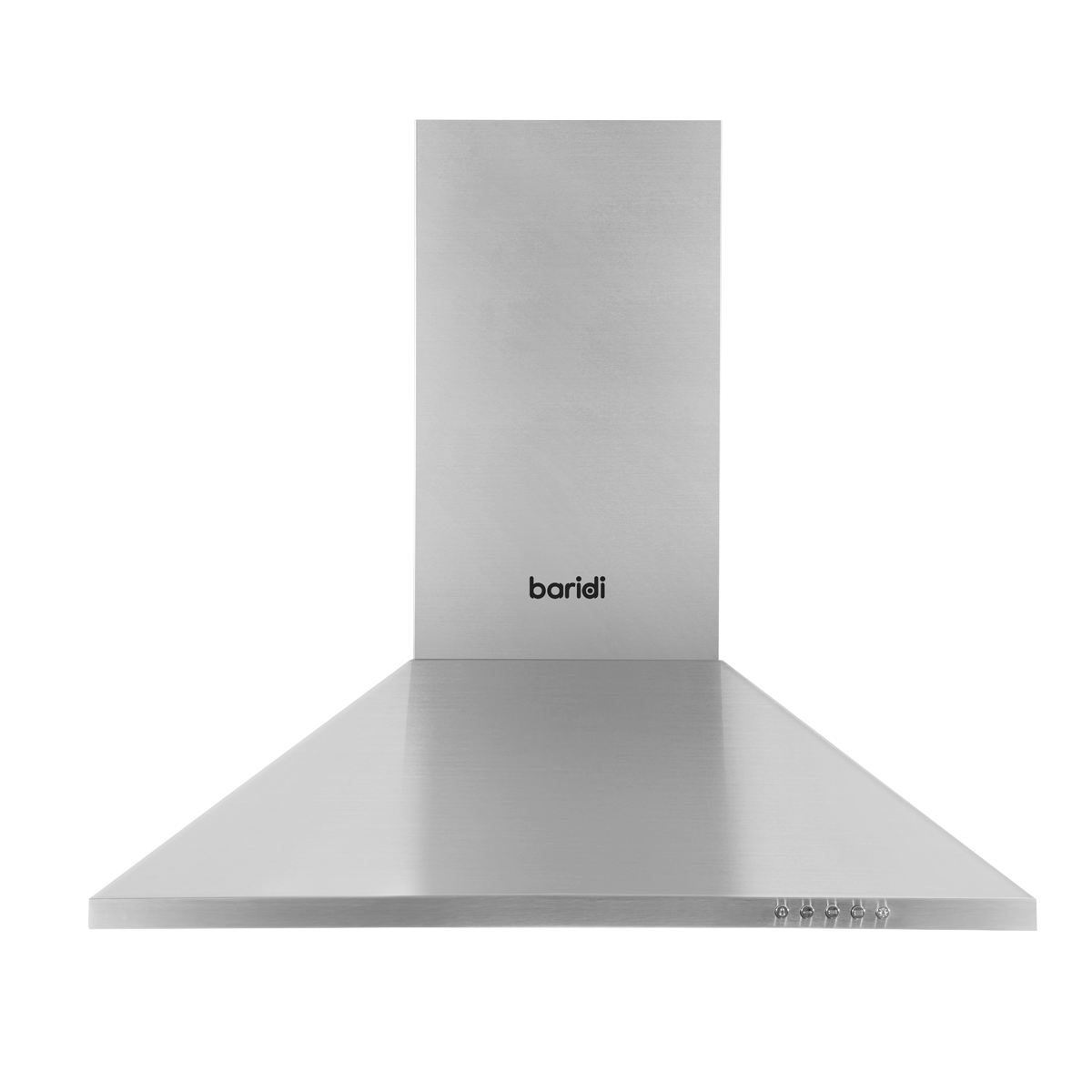 Baridi Chimney Style Cooker Hood with Filters 60cm, Stainless Steel (DH126)