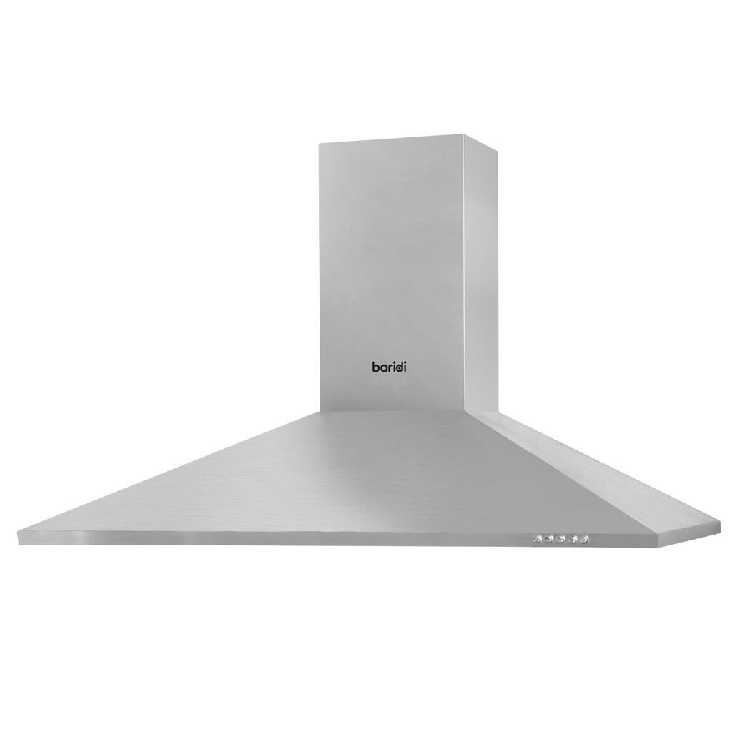 Baridi Chimney Style Cooker Hood with Filters 90cm, Stainless Steel (DH127) (Factory Refurbished A)