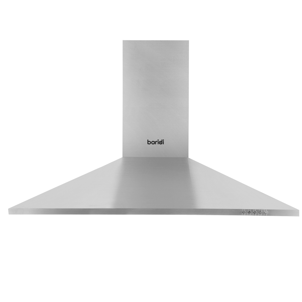 Baridi Chimney Style Cooker Hood with Filters 90cm, Stainless Steel (DH127) (Factory Refurbished A)