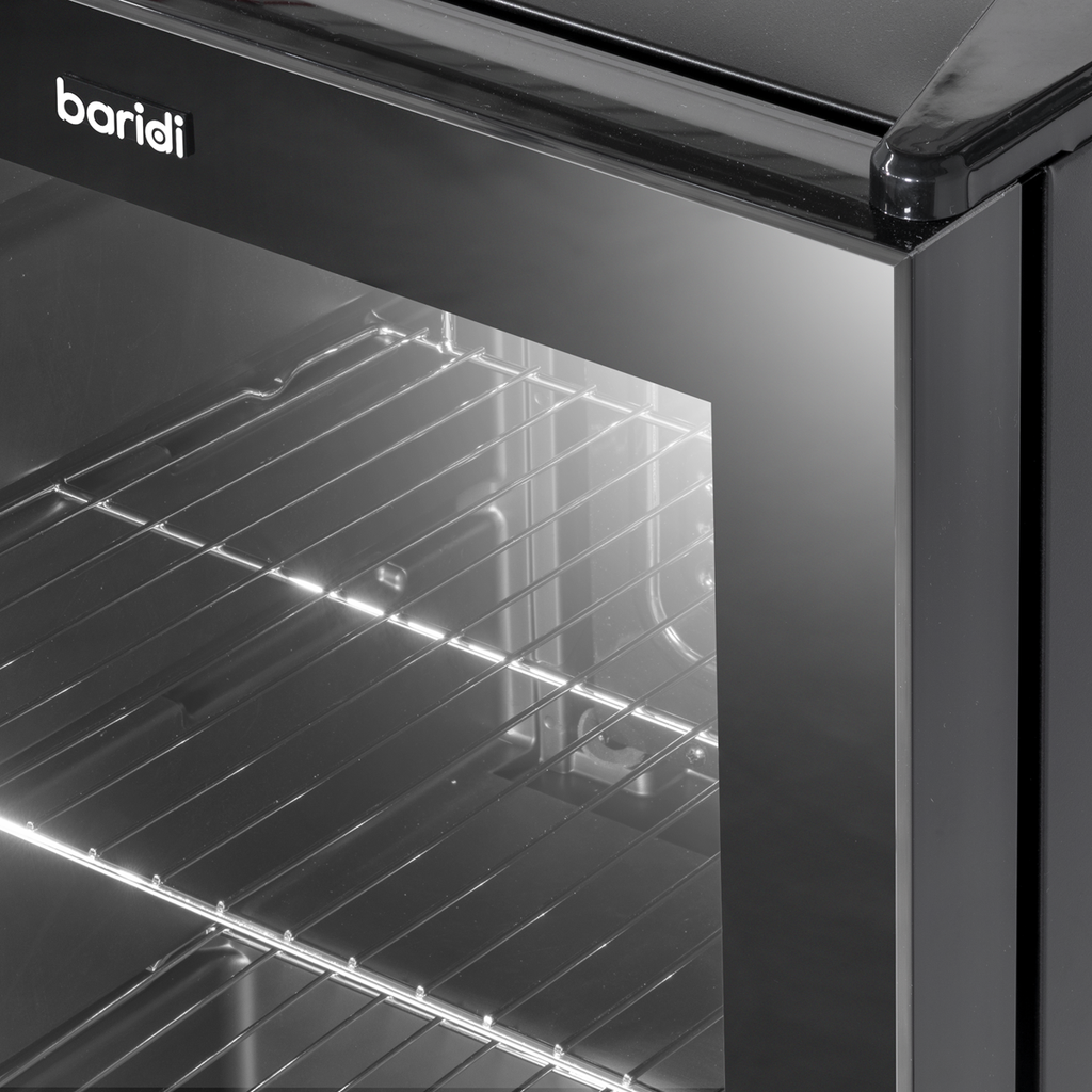Baridi Drinks, Beer & Wine Fridge, 85L Capacity, Black (DH13) (Factory Refurbished B)