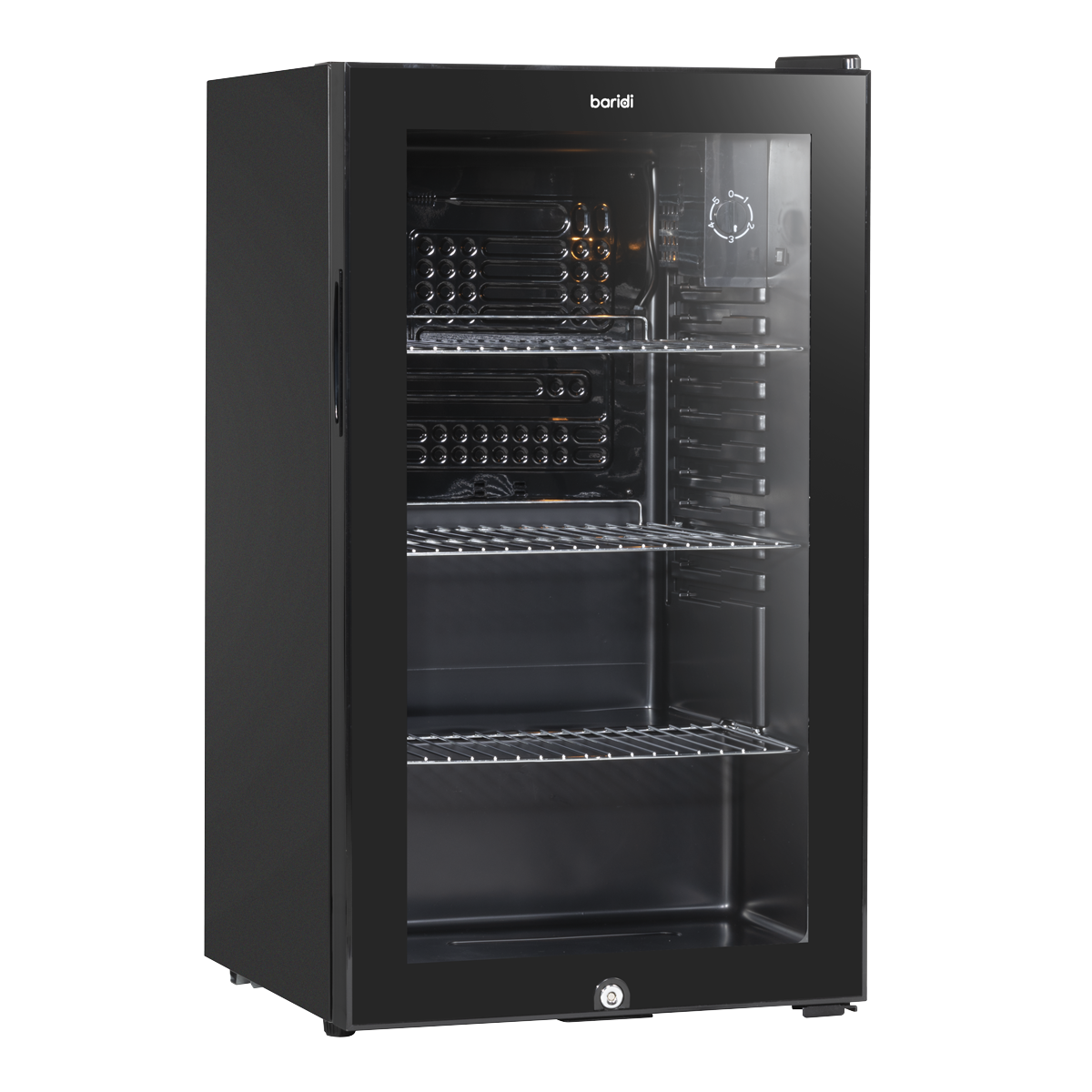 Baridi Drinks, Beer & Wine Fridge, 85L Capacity, Black (DH13) (Factory Refurbished B)