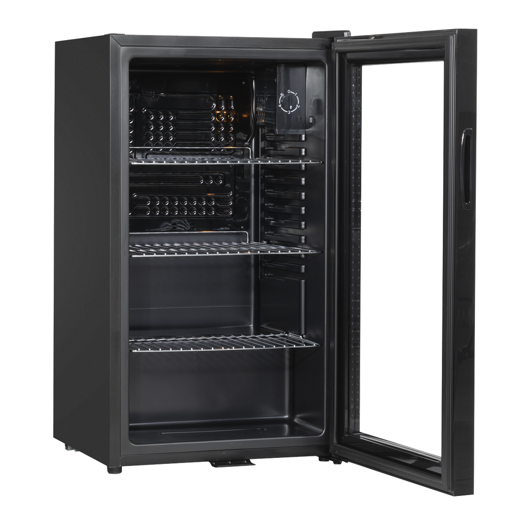 Baridi Drinks, Beer & Wine Fridge, 85L Capacity, Black (DH13) (Factory Refurbished B)