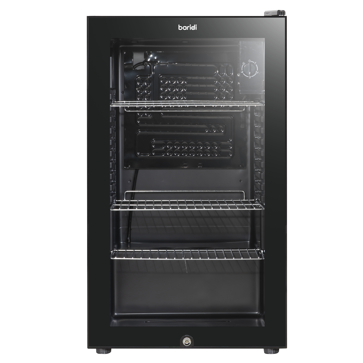 Baridi Drinks, Beer & Wine Fridge, 85L Capacity, Black (DH13) (Factory Refurbished B)