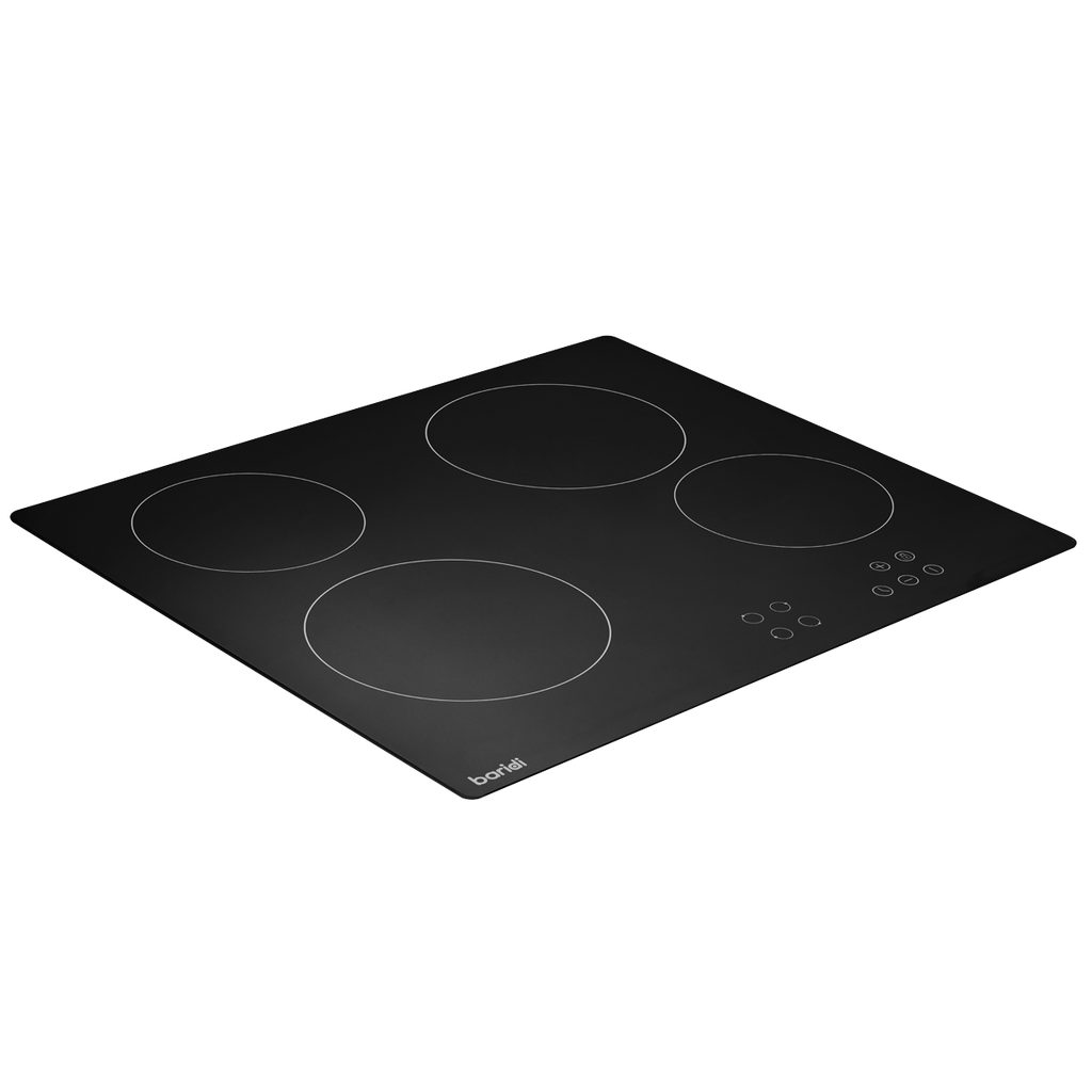 Baridi Built-in Ceramic Hob 60cm, 4 Cooking Zones, Black (DH131)