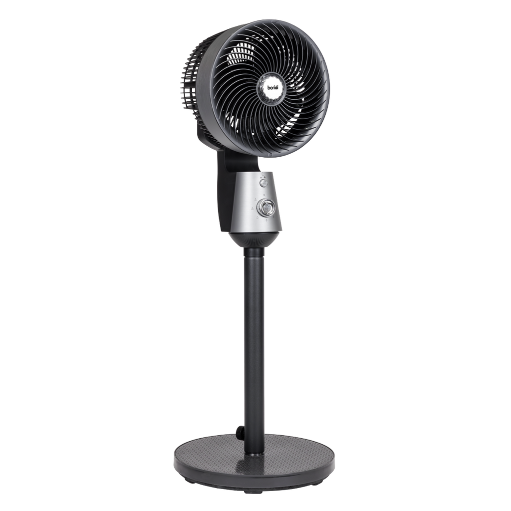 Baridi Pedestal Fan with Manual Control 10", Grey (DH142)