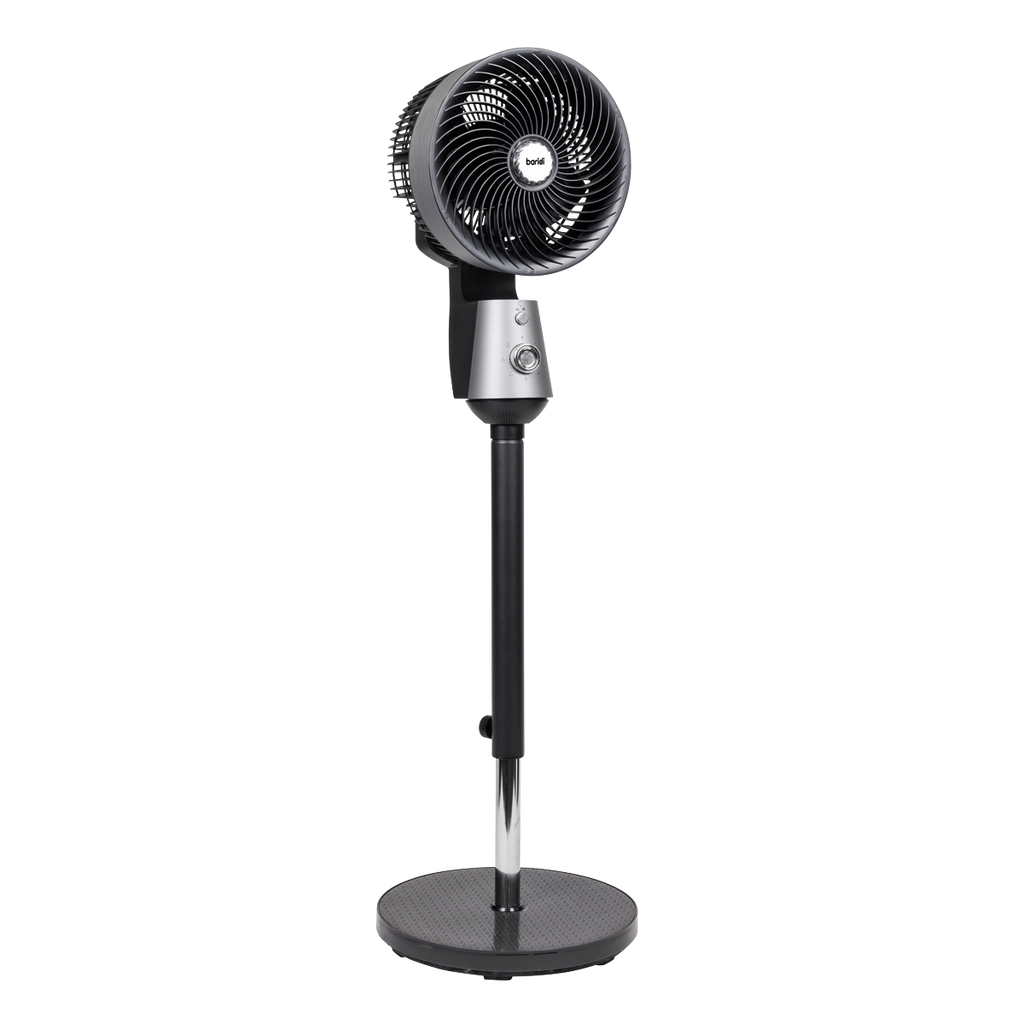 Baridi Pedestal Fan with Manual Control 10", Grey (DH142)