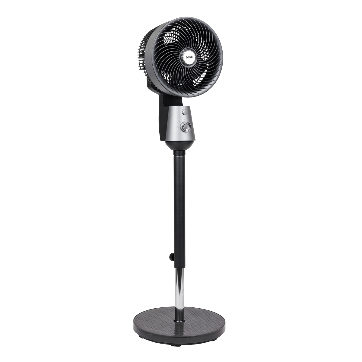Baridi Pedestal Fan with Manual Control 10", Grey (DH142)