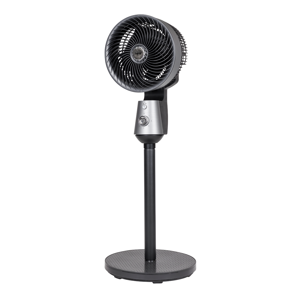 Baridi Pedestal Fan with Manual Control 10", Grey