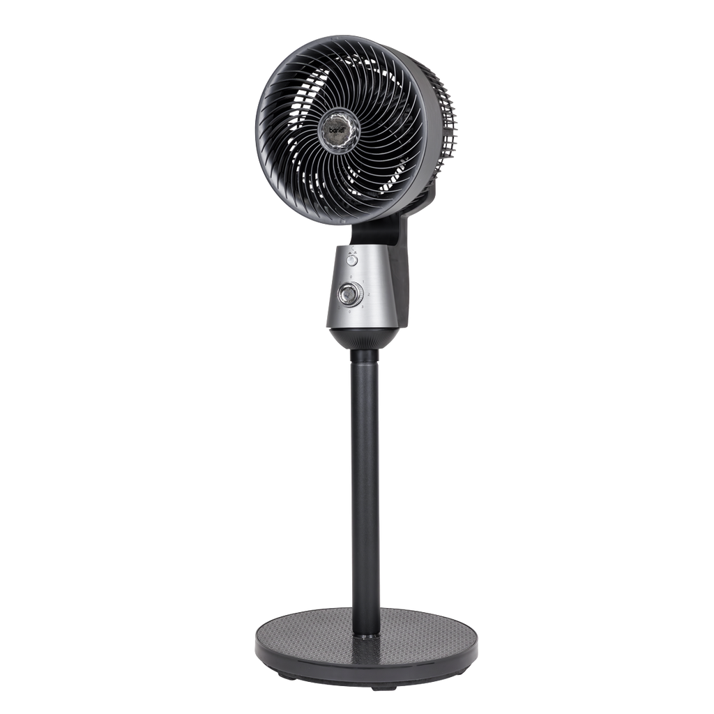 Baridi Pedestal Fan with Manual Control 10", Grey (DH142)