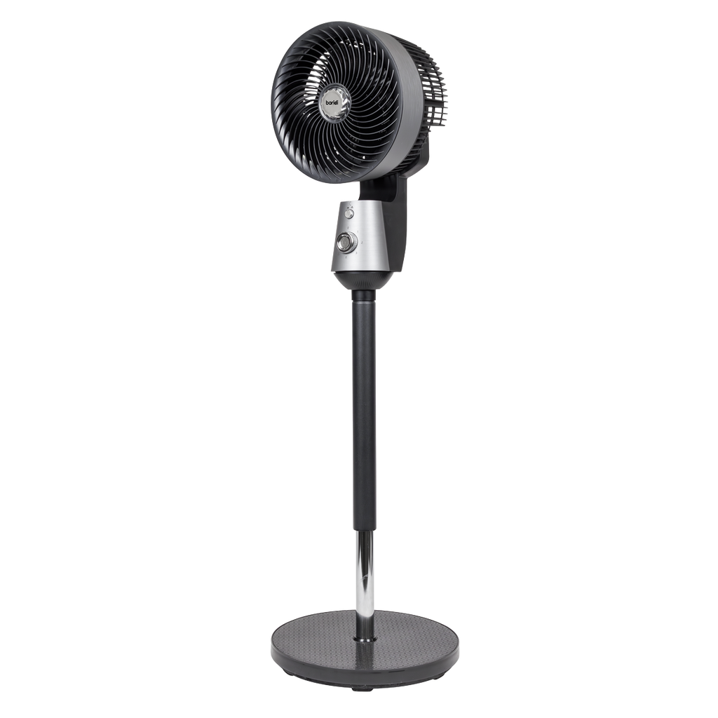 Baridi Pedestal Fan with Manual Control 10", Grey (DH142)