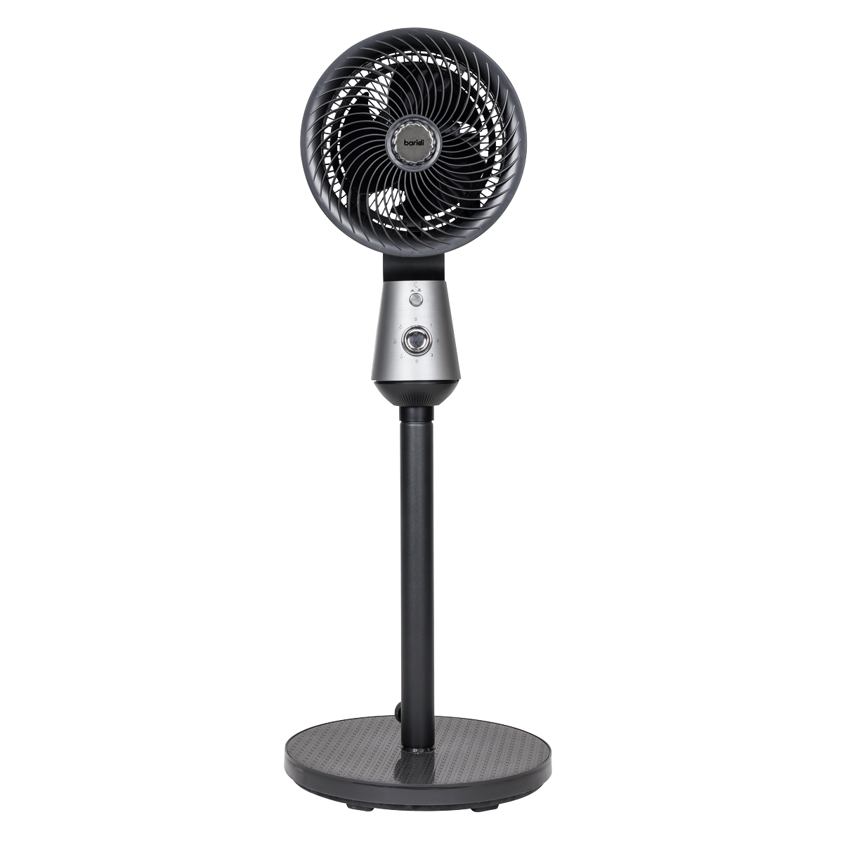 Baridi Pedestal Fan with Manual Control 10", Grey (DH142)