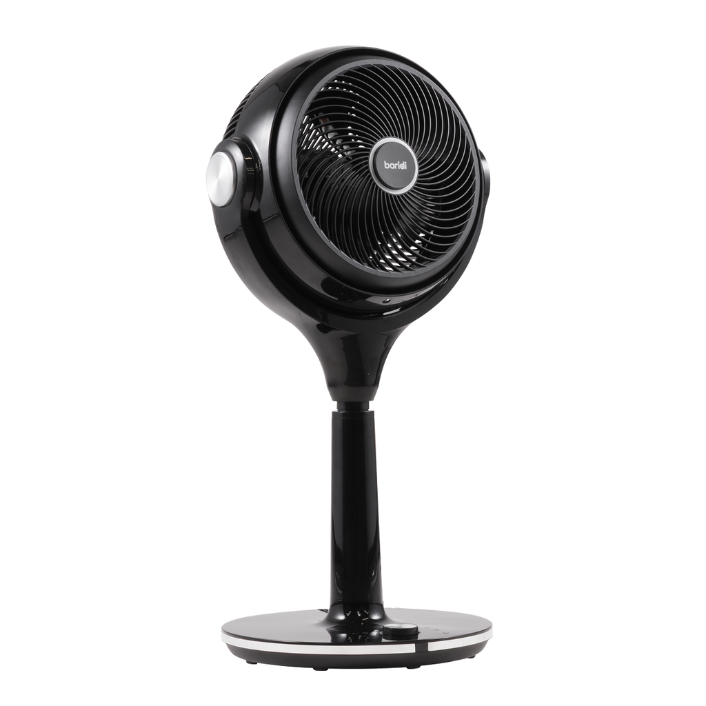 Baridi Pedestal Fan with Remote Control & Timer 10", Black (DH143) (Factory Refurbished B)