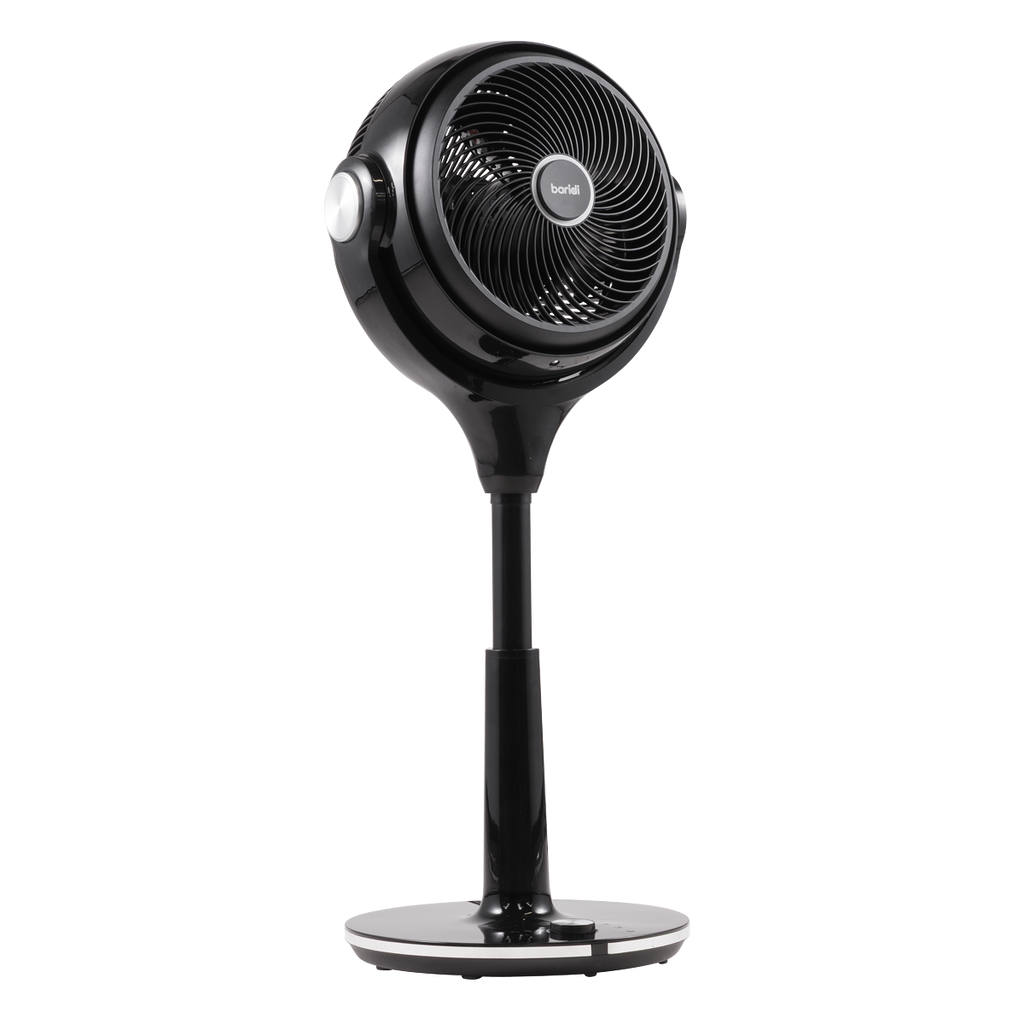 Baridi Pedestal Fan with Remote Control & Timer 10", Black (DH143) (Factory Refurbished B)