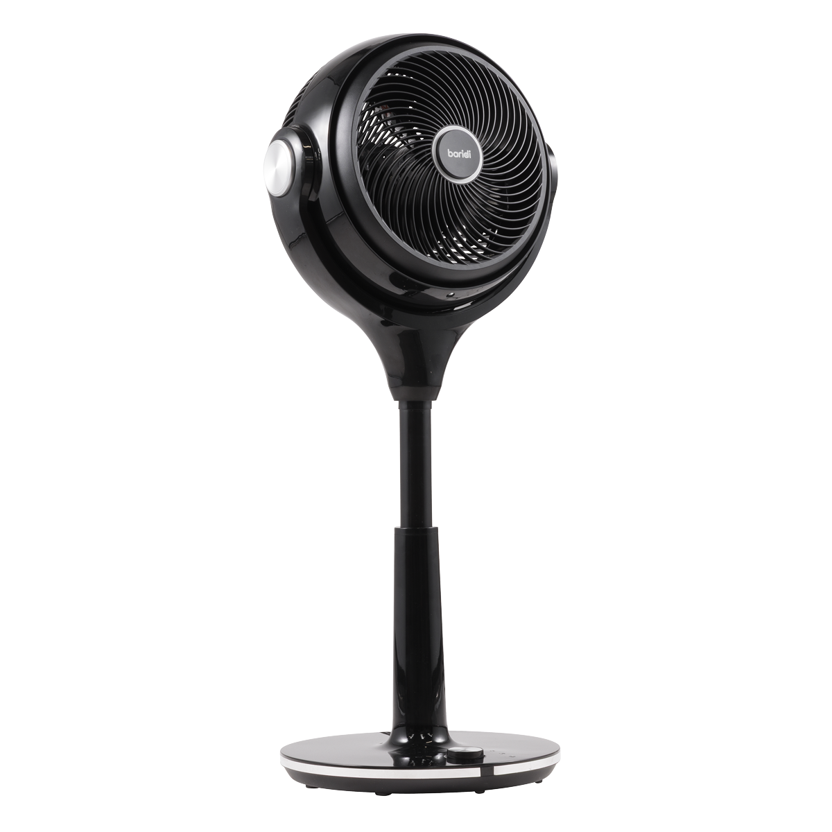 Baridi Pedestal Fan with Remote Control 10" - Black