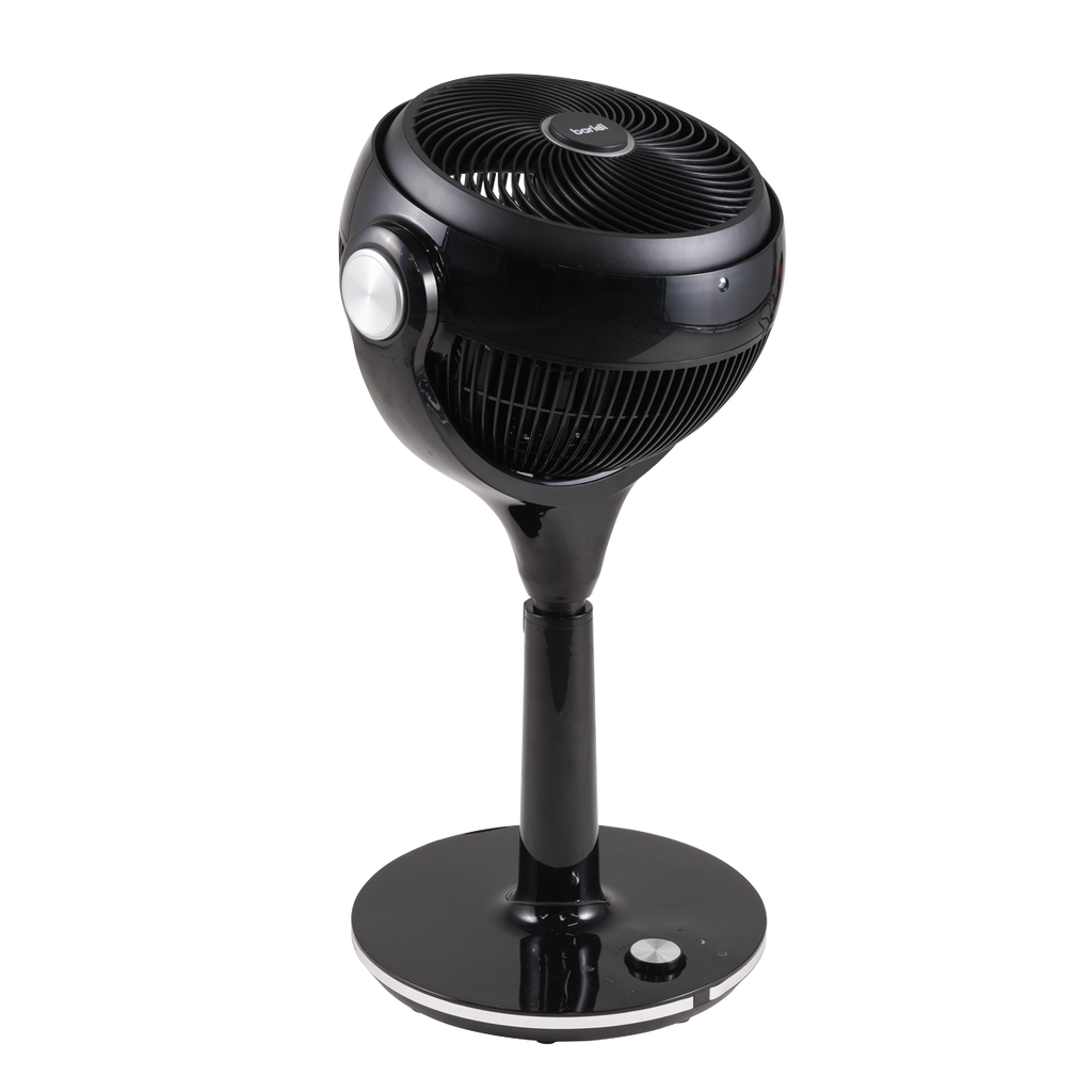 Baridi Pedestal Fan with Remote Control & Timer 10", Black (DH143) (Factory Refurbished B)
